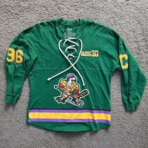 The Mighty Ducks 30th Anniversary Spirit Jersey - Men's Size S - Ice Hockey -GUC